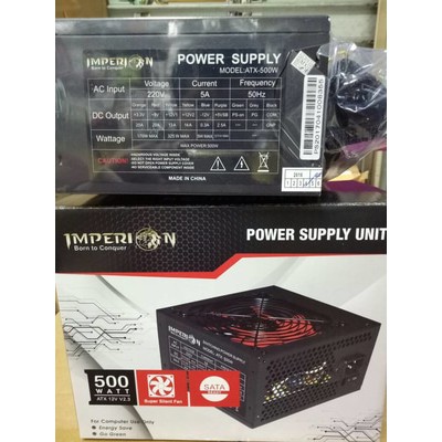 Imperion Power Supply Unit ATX 500 Watt 4Pin