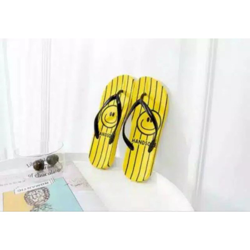 SANDAL JEPIT WANITA MOTIF HANDSOME SALUR