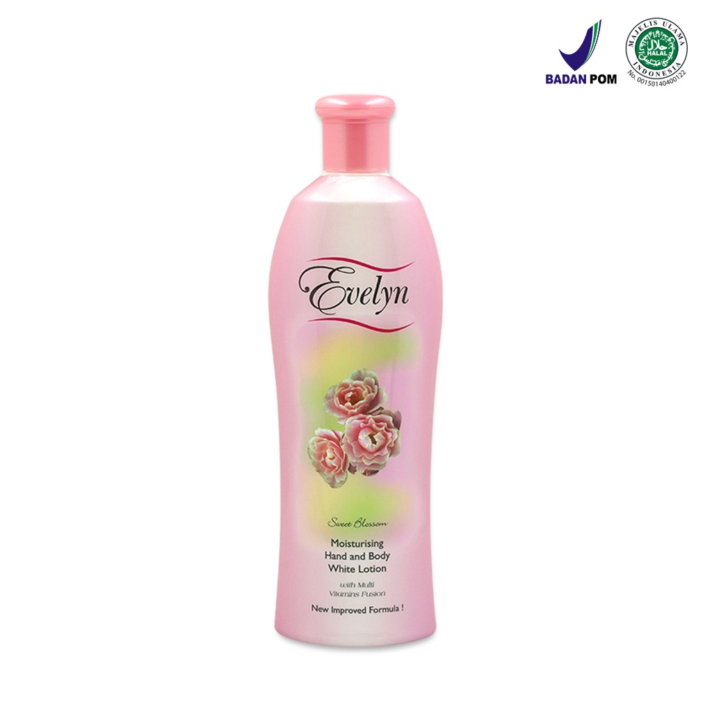 EVELYN MOISTURISING HAND AND BODY WHITE LOTION 600 ML