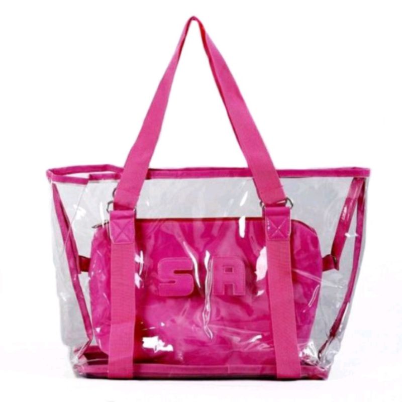 TW1849 Tas Wanita Transparan Shoulder Bag Pvc Kassa Multifungsi