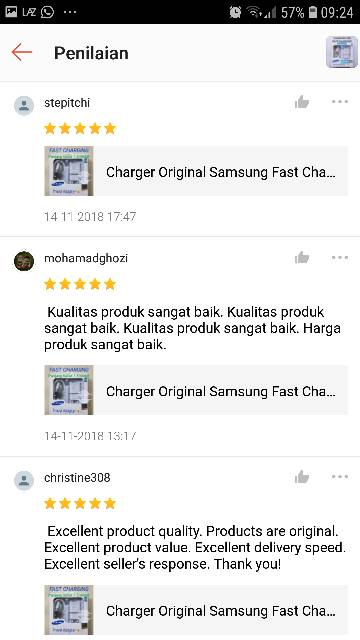 Charger Casan Samsung Fast Charging 15W Output 2A tipe Note 4 Note 5 S6 Edge S7 Edge dll Original