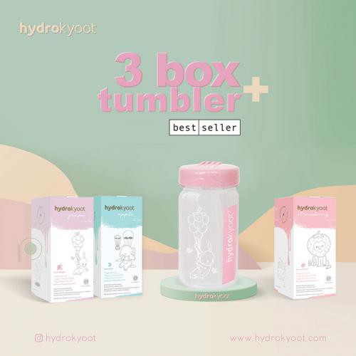 3 Box Hydrokyoot® - Free EXCLUSIVE TUMBLER PINK