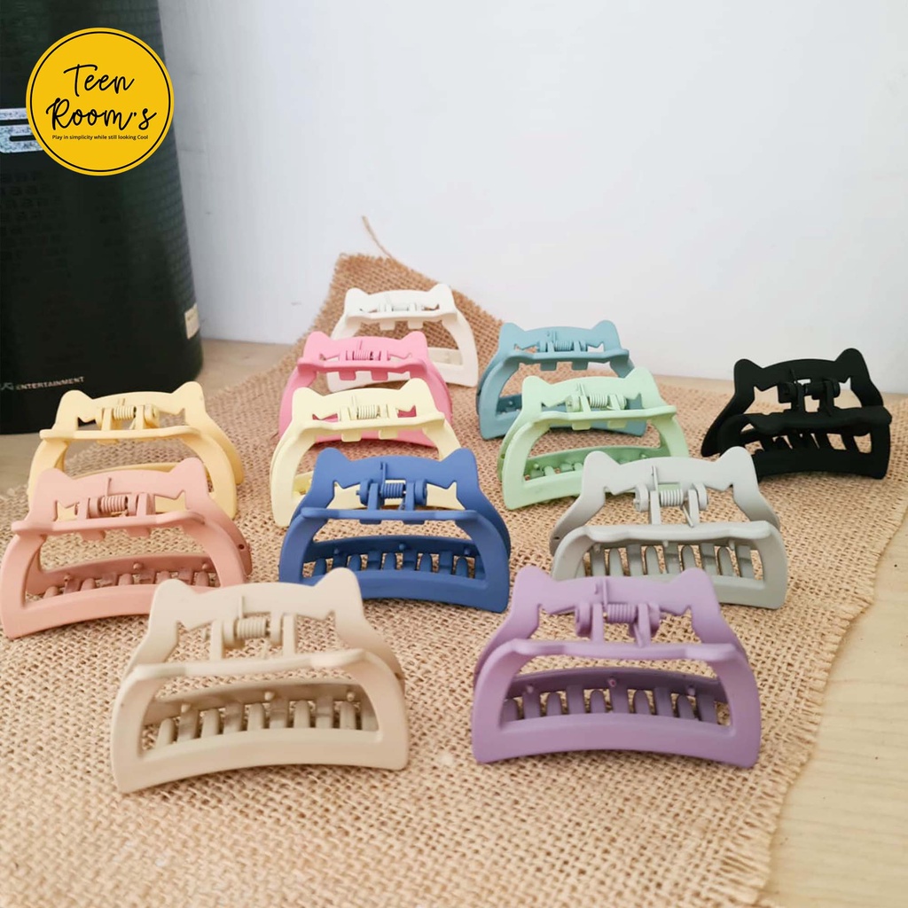 [7cm] IKAT RAMBUT PASTEL JEDAI BENTUK KUCING TEEN ROOMS