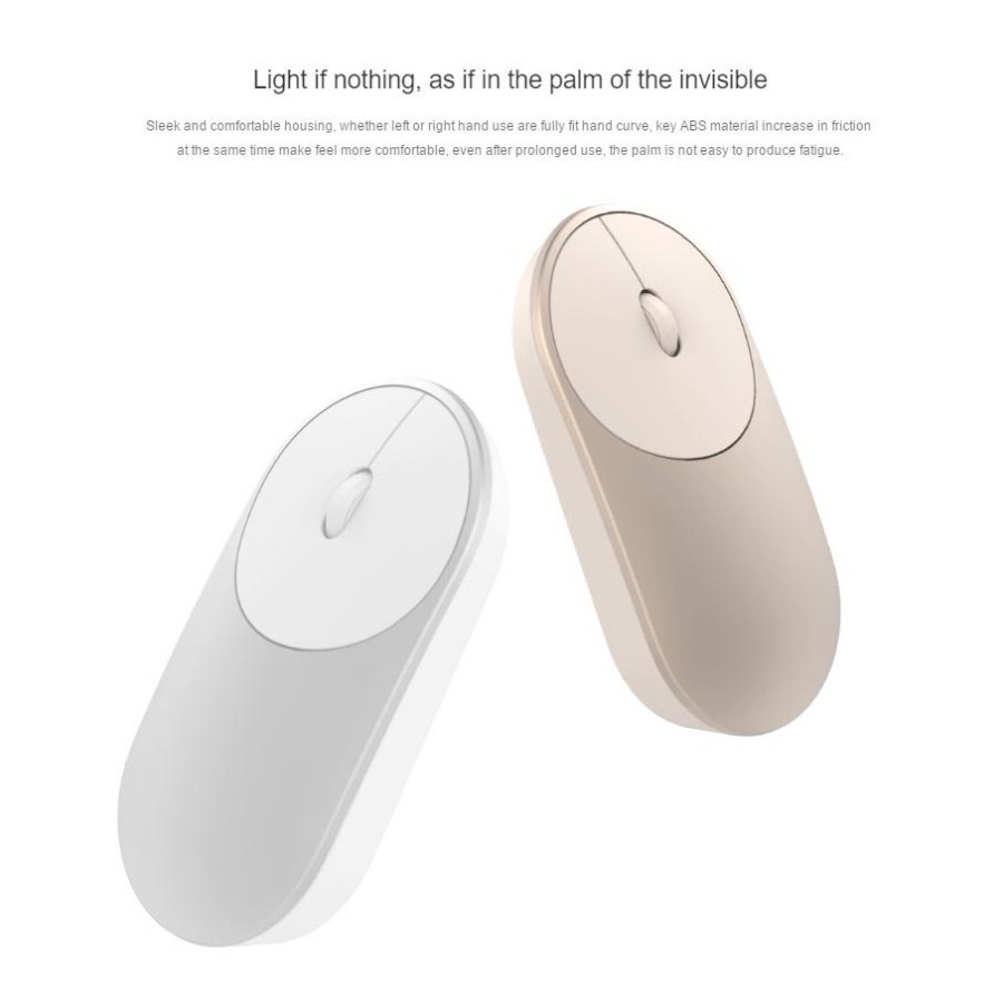 MI PORTABLE MOUSE 2.4Ghz - Wireless Mouse Bluetooth 1200dpi