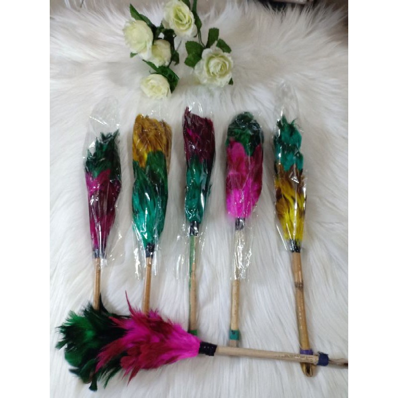 Ay00 ( isi 50pcs ) KEMOCENG BULU AYAM KEMASAN PLASTIK