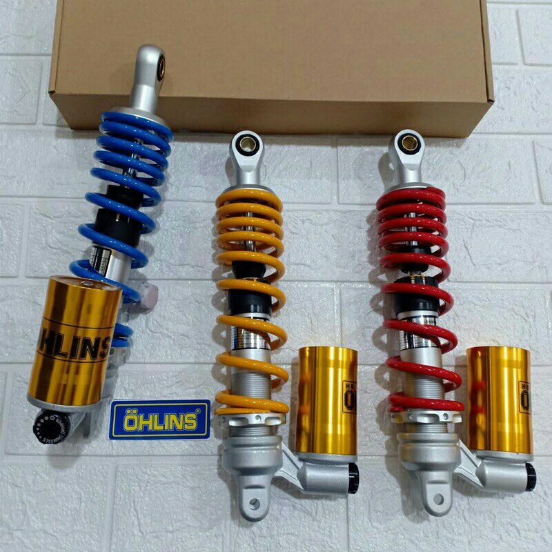 Shock Tabung Bawah Model Copy 0hlins Shockbreaker Belakang Ukuran 310mm Mio Beat Scoopy Vario Xeon