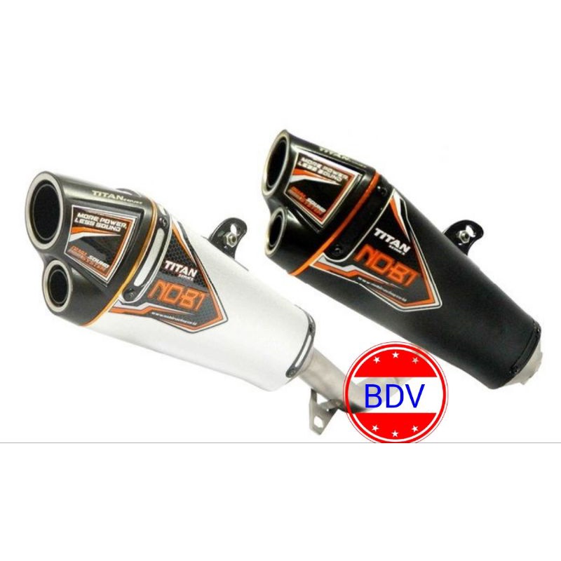 Knalpot Nobi Titan Aerox 155 SILVER