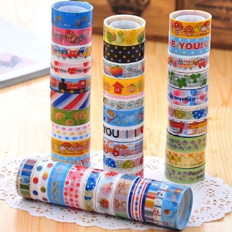 

selotip lucu DIY per pc per roll motif random