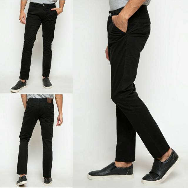 Cardinal Casual Celana Panjang Hitam