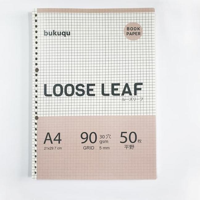 Muraaaahh..219OU  A4 Bookpaper Loose leaf - GRID by Bukuqu
