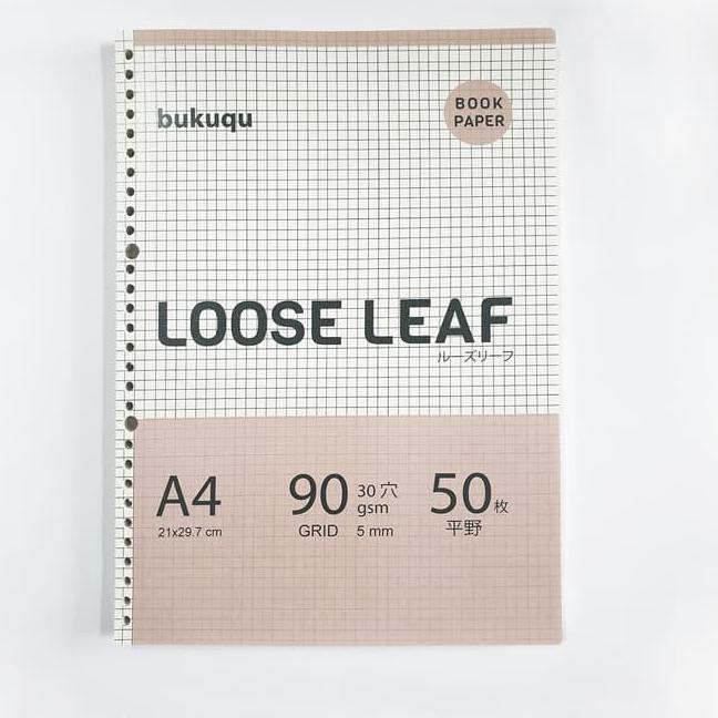 

Muraaaahh..!219OU A4 Bookpaper Loose leaf - GRID by Bukuqu