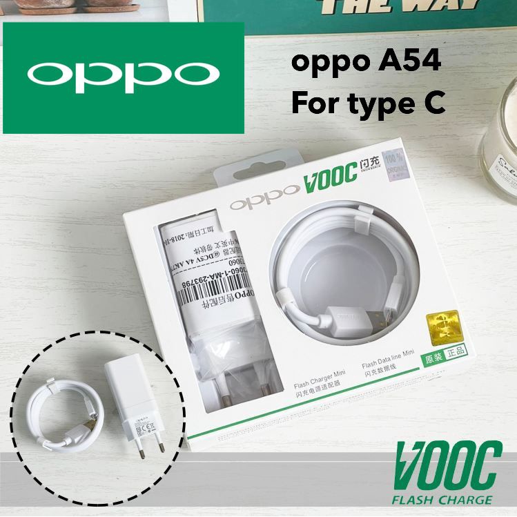 Charger Casan OPPO A54 MICRO DAN TYPE-C  SUPER VOOC cocok untuk semua hp android