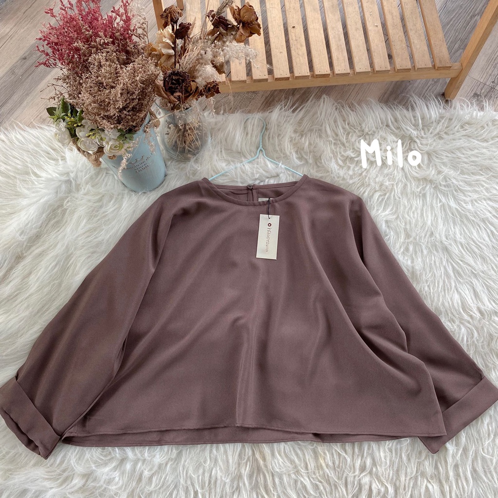 daniella crop top // atasan lucu // baju atasan wanita // luna crop top // stacy crop top-Milo (SH)