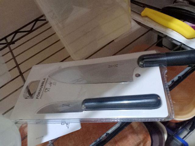Fordubbla Pisau Dapur/knife Pisau Kupas Buah Koki Baja Set Isi 2 Pcs