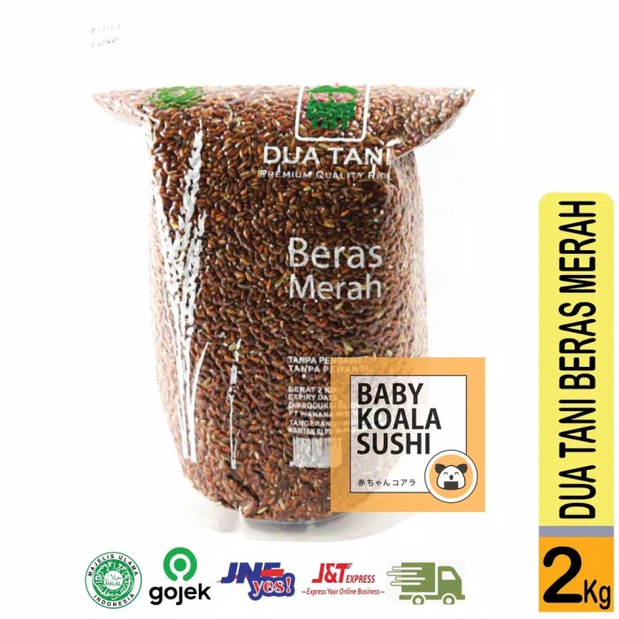 

BERAS MERAH DUA TANI 2 KG | Red Rice 2 kg