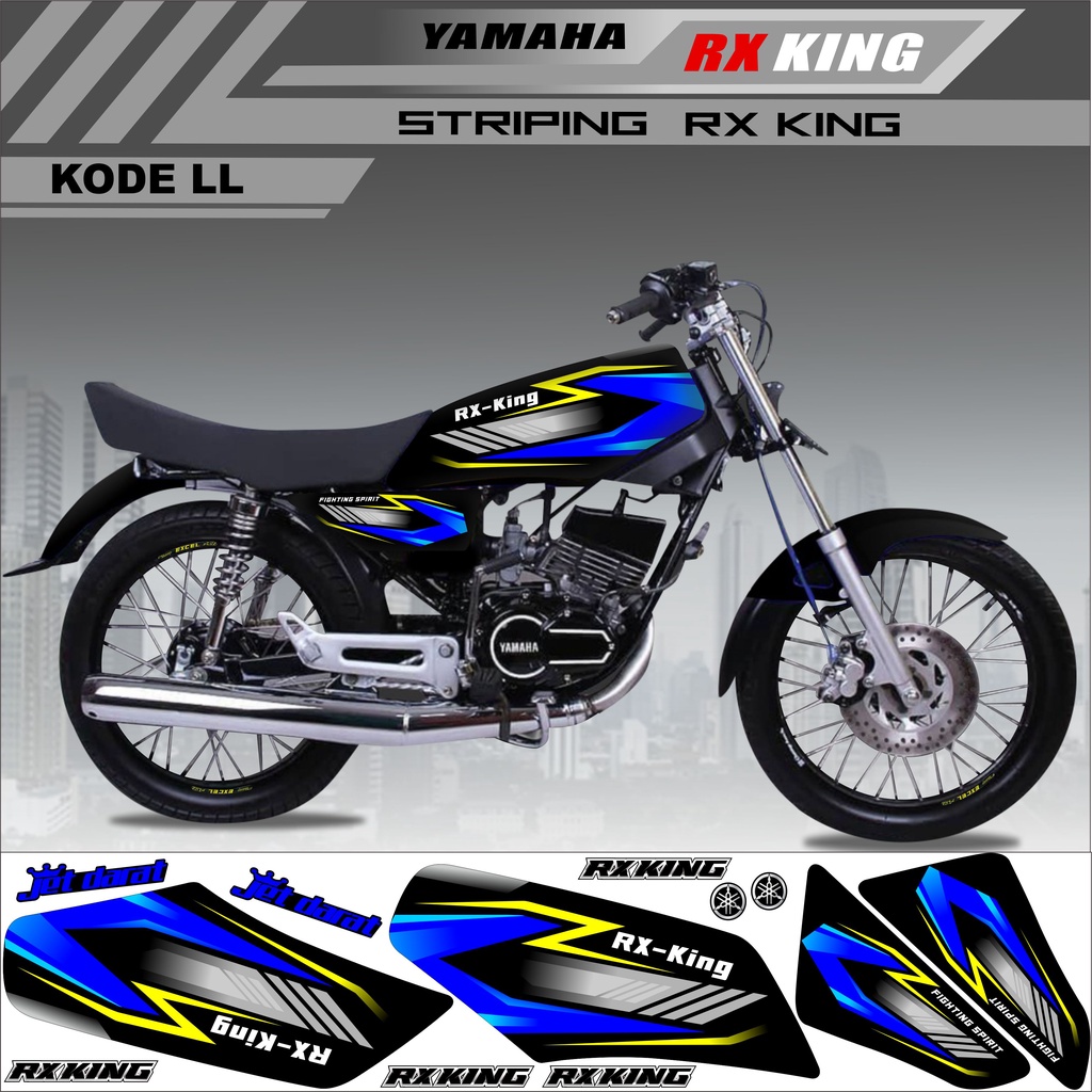 Sticker Striping Rx King Variasi Stiker Rx King Variasi Kode LL