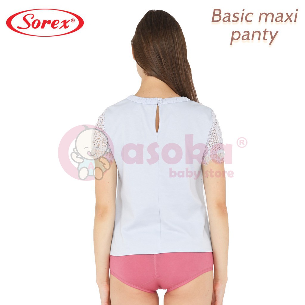 Sorex Cd Celana Dalam Wanita Basic Maxi 2055 Katun Mix Stretch ASOKA