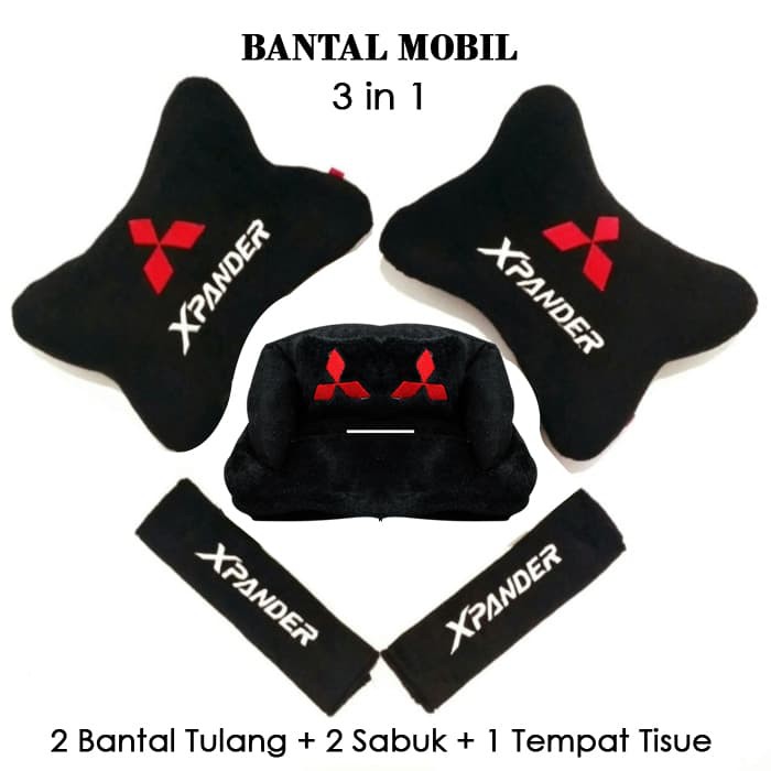 Bantal Mobil Xpander 3 in 1 / Aksesoris Mobil Xpander / Acc Xpander