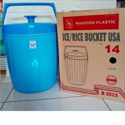 Rice bucket ukuran 14 liter maspion termos nasi muat 4,5 liter maspion