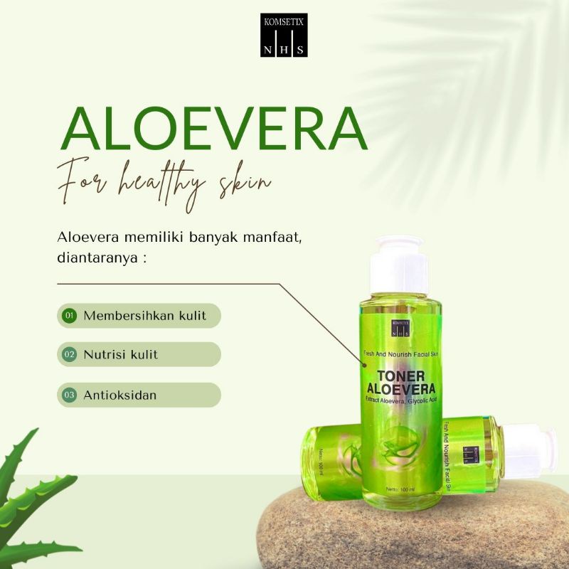 Toner Aleovera NHS Menyegarkan Kulit Wajah &amp; Membersihkan Kulit