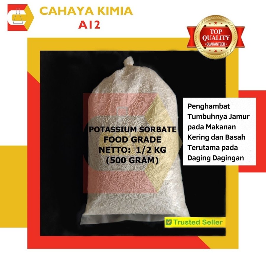 

Potassium Sorbate Food Grade ex. RRC - Mupro 500 gram (1/2 kg)