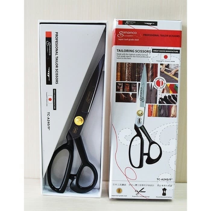 

Wind | Gunting Potong Bahan Kain - Tailor Scissors SIMANCO Japan 9" - TC9 Murah Baru