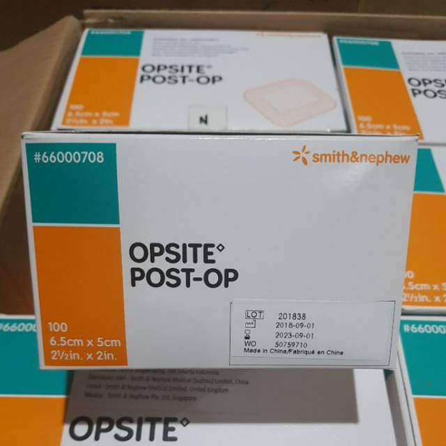 OPSITE POST-OP 6,5 x 5 cm / Plester tahan air / Opsite 6,5cm x 5cm