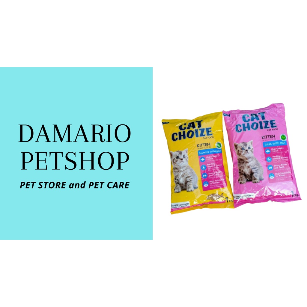 Makanan Kucing Merk CAT CHOICE ALL VARIAN 1 kg KITTEN dan 800 gr ADULT