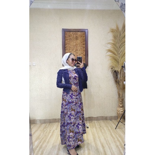 Dress setelan rompi wanita/free rompi/dress setelan wanita terbaru