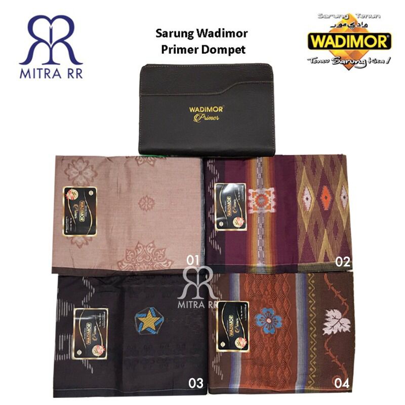 Sarung Wadimor Primer Dompet Jacquard Songket Tenun Dewasa