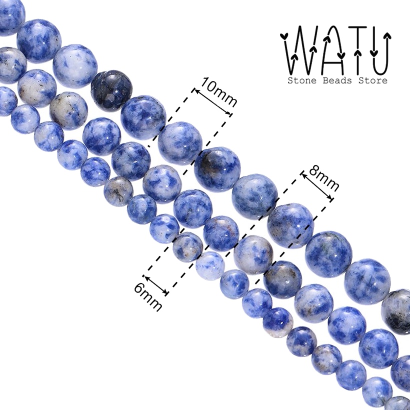 Manik Batu Alam Sodalite Round Beads