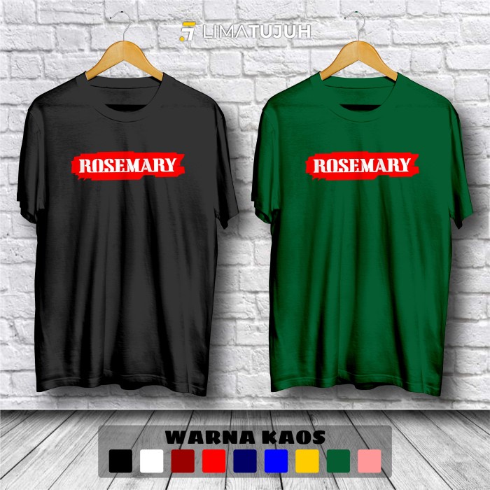 Kaos Rosemary Logo Baju Distro