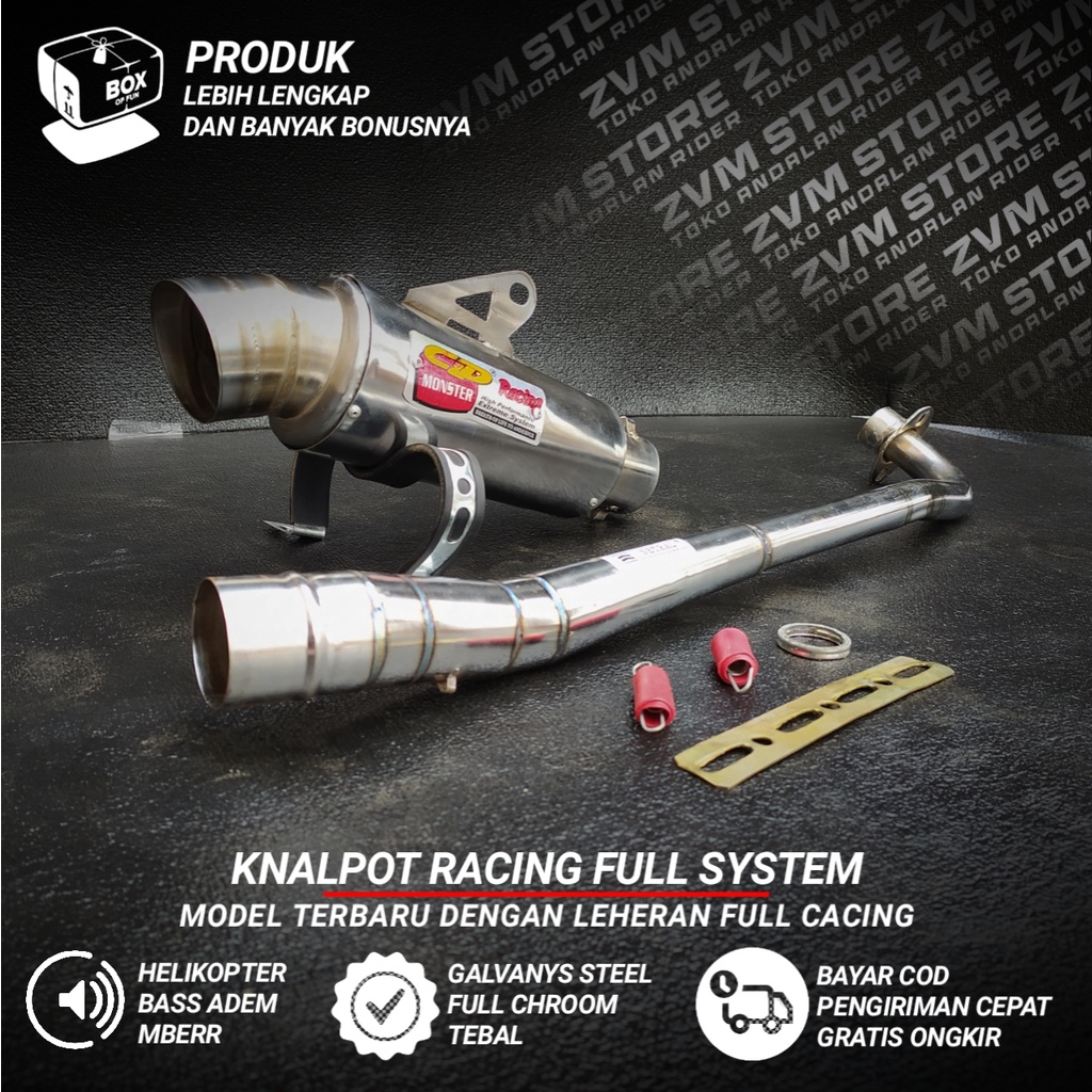 Knalpot Kenalpot Racing Recing Resing Suara Helikopter dan Bass Adem C70 Prima Impresa Astre Grand K
