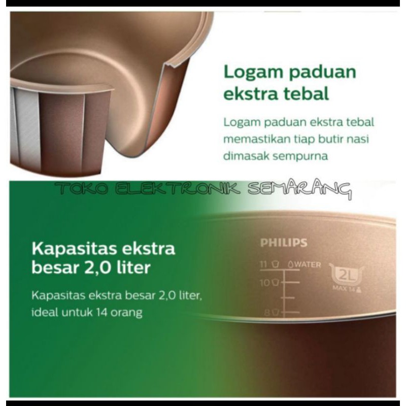 rice cooker Philips 2liter 400watt