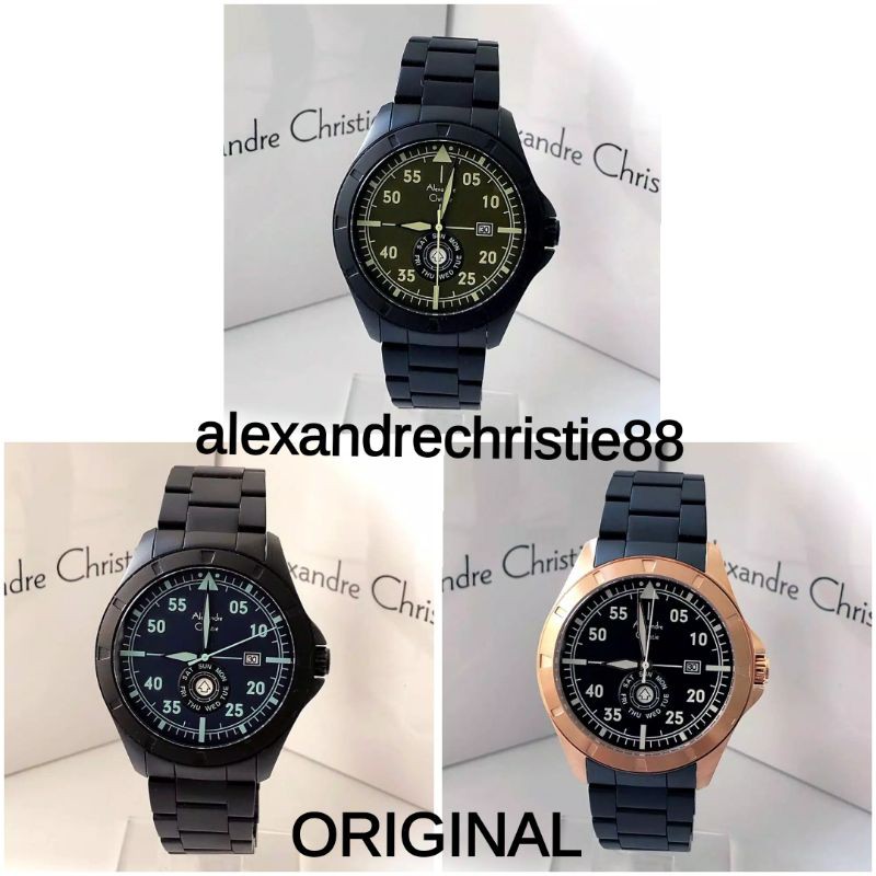 Jam Tangan Pria Alexandre Christie 6537 AC6537 AC 6537 ME | Original