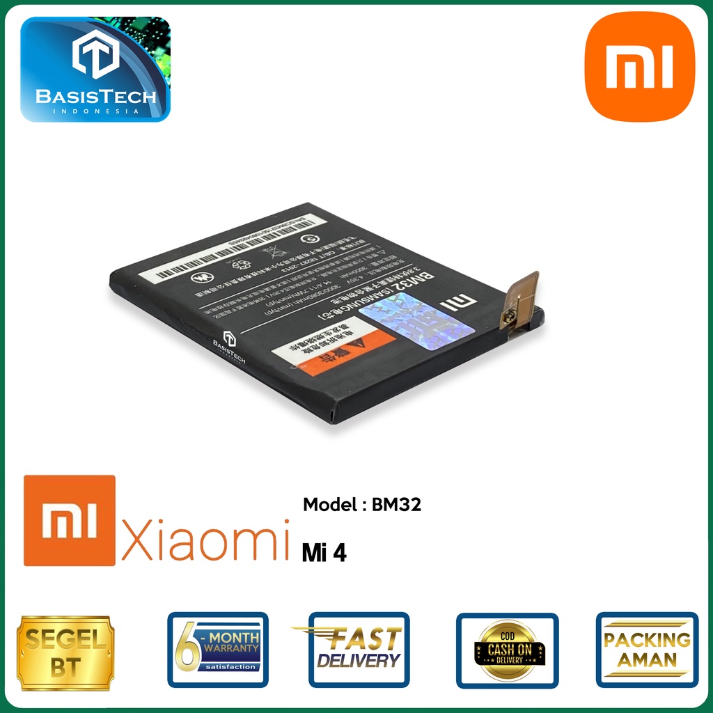 BATERAI XIAOMI 4 - XIAOMI Mi 4 - BM32 - ORI99