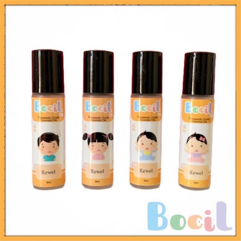 BOCIL HERBAL TIPE REWEL THERAPEUTIC GRADE ESSENTIAL OILS FOR BABY AND KIDS