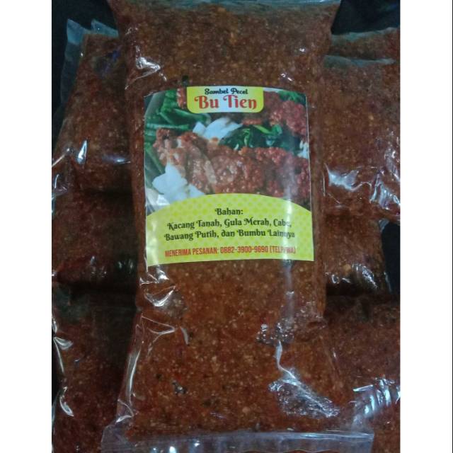 

Sambal pecel bu tien