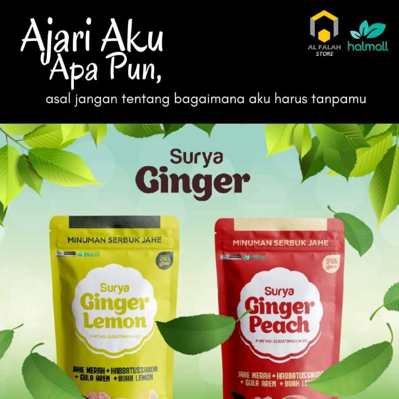SURYA GINGER LEMON & PEACH MERCHANT HNI HPAI