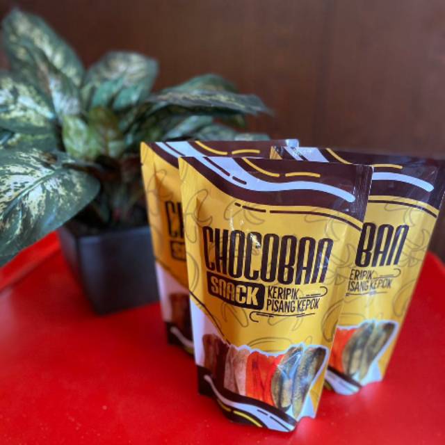 

Keripik Pisang Chocoban Vanila