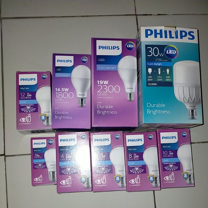 MJL3 PHILIPS LAMPU LED 3 - 30 WATT COOL DAY LIGHT