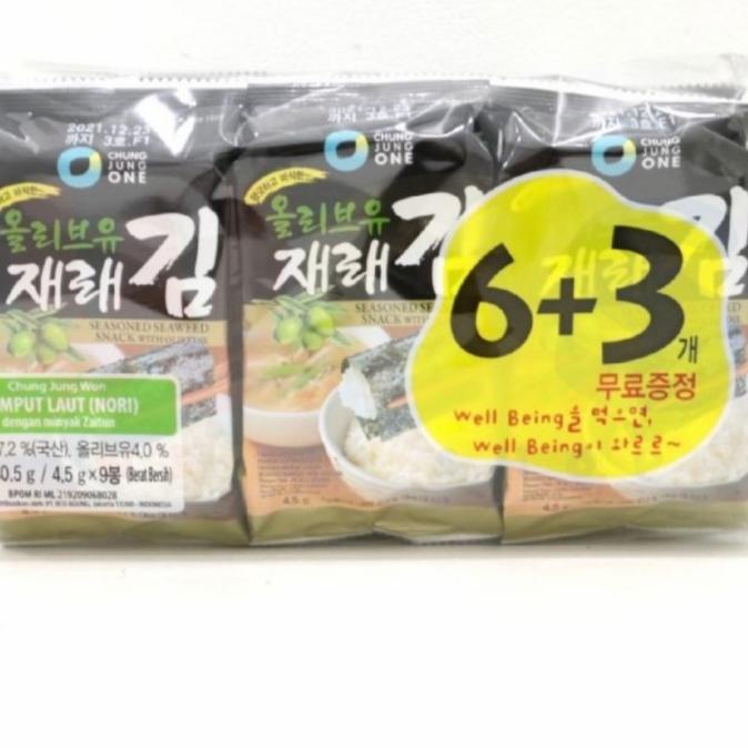 

6+3 Rumput Laut | Nori / Seaweed | Olive Oil Korea | Chung Jung One