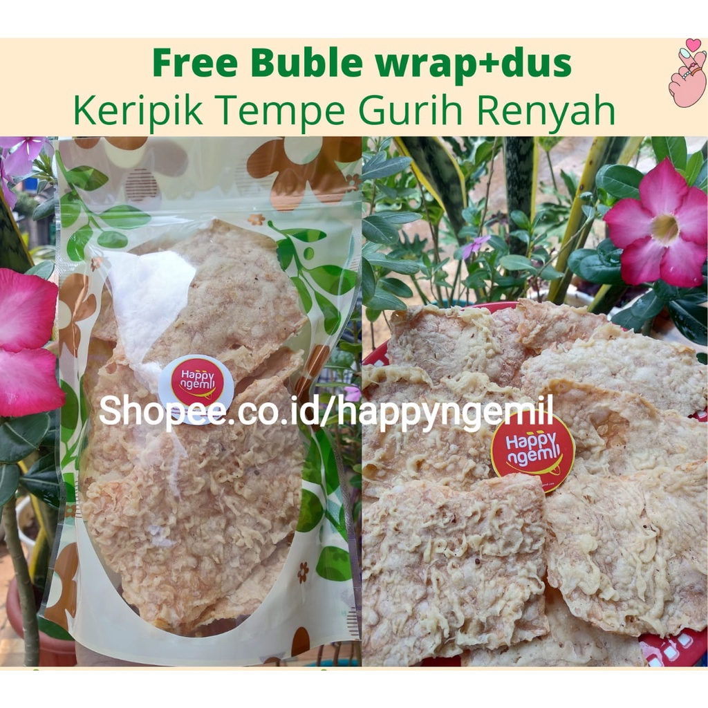 

Keripik Tempe 200gr Gurih Renyah