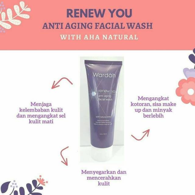 ★ BB ★ WARDAH Renew You Anti Aging Facial Wash 100 ml