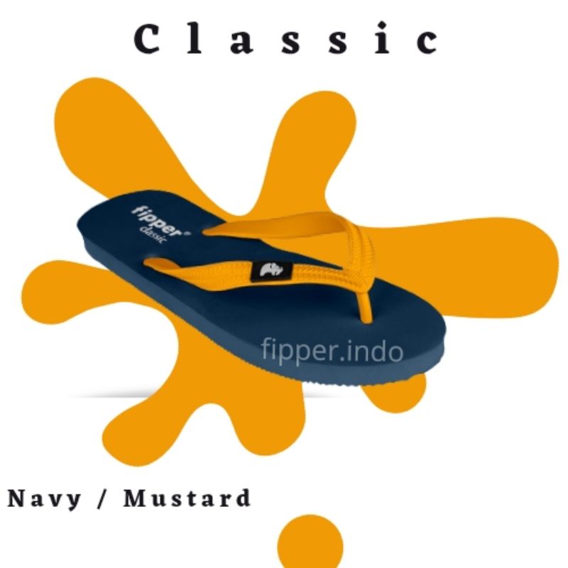 Fipper CLASSIC Navy / Mustard ORIGINAL