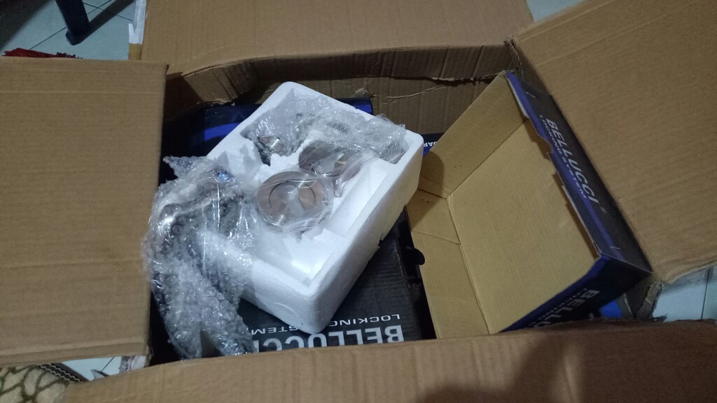 1 Set Kunci Pintu Bellucci / Lever Set Bellucci L66 / Handle Pisah Bellucci Stainless / Kunci Pisah