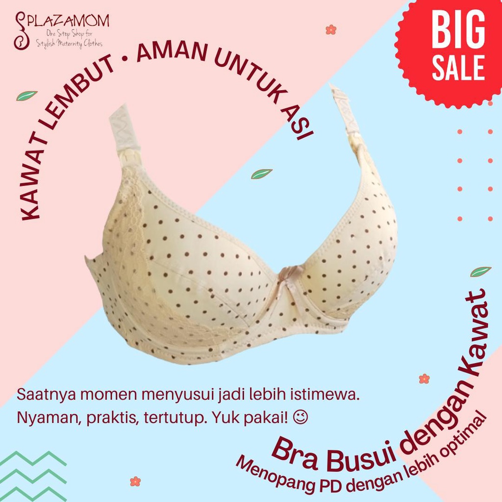 Bra Menyusui / BH Busui Kawat PBH277M - Kawat Aman, Nyaman, Paling Pas buat Busui!