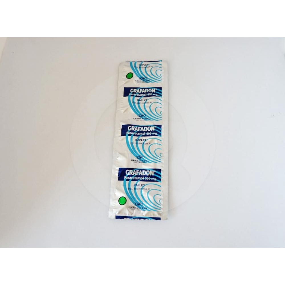 Grafadon Paracetamol / Meredakan Demam / Sakit Kepala / Sakit Gigi
