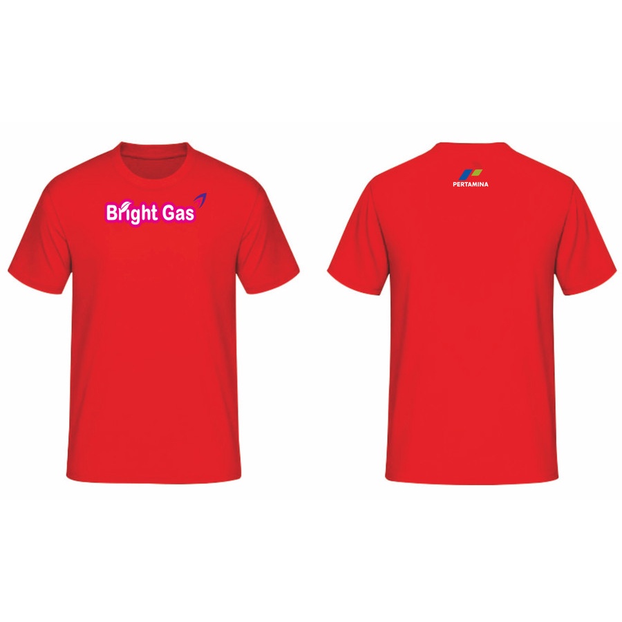 kaos bright gas pertamina / baju bumn bright gas pertamina