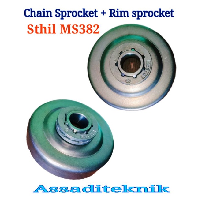sprocket + cincin rim sprocket Ms382
